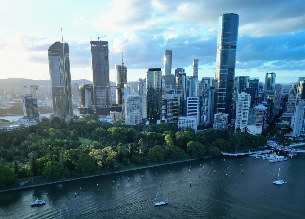 Skyline view of Brisbane, Queensland, Australia